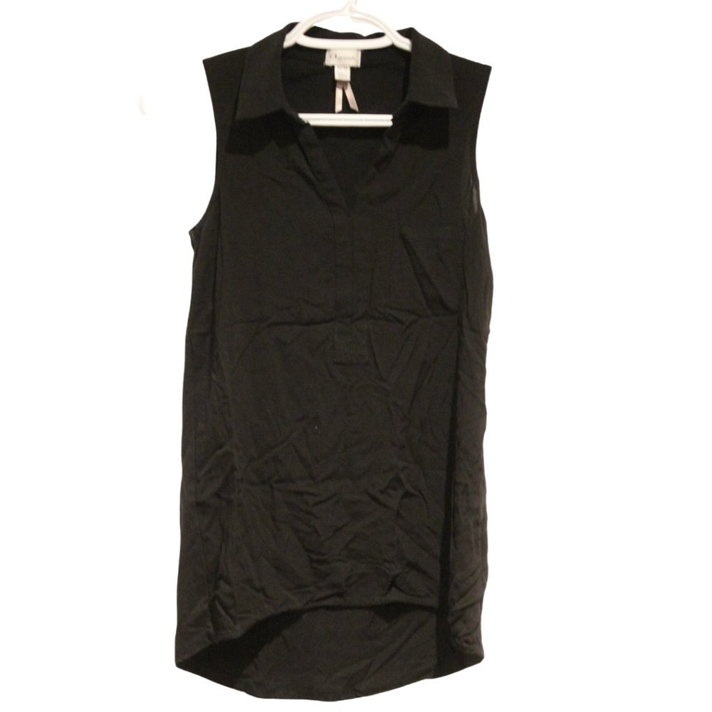 2/$20 🏷 Dynamite Black Dress Tank Collared Style Size XS